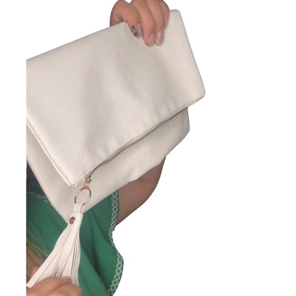 Rachel Miriam Winter White Clutch Bag Purse MSRP $148 New in Sealed Package - Picture 8 of 8